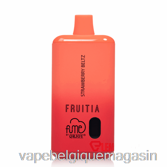 Vape Jetable Fruitia X Fume 8000 Fraise Jetable Beltz